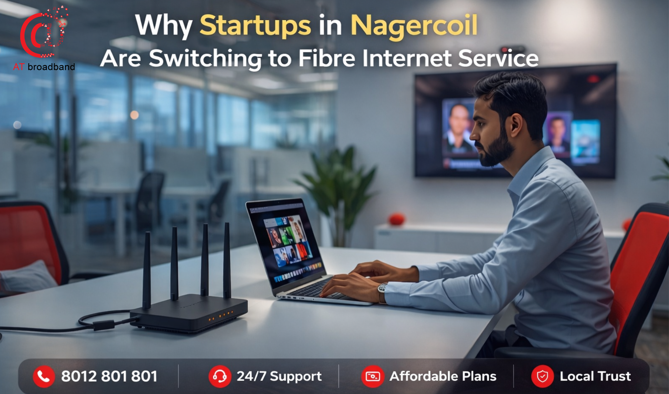 Why Startups in Nagercoil Are Switching to Fibre Internet Service